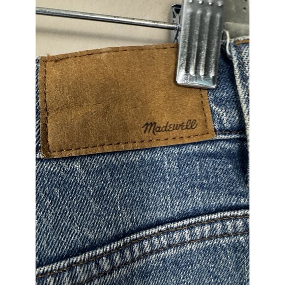 Madewell 90s Straight Acid Wash Jeans 32P Y2K Classic Denim Vintage Vibes Staple - Picture 3 of 11